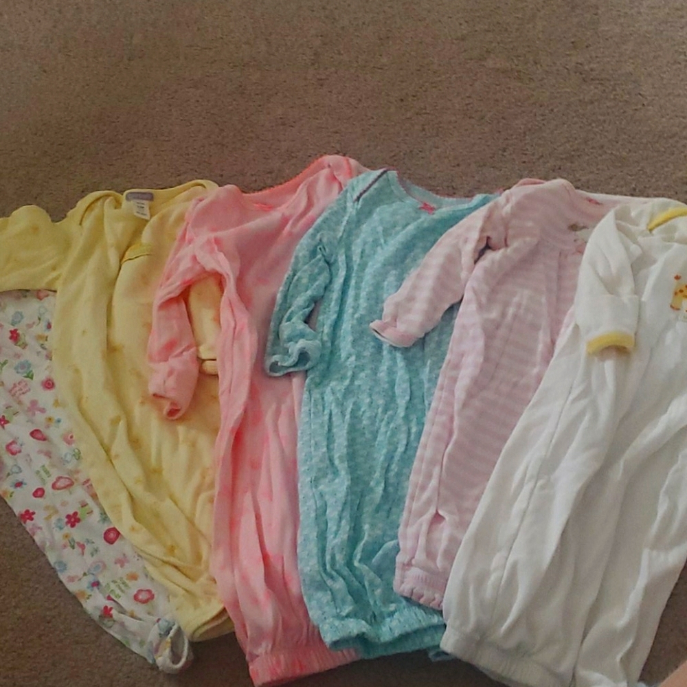 Baby girl sleepers